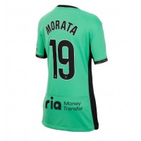 Ženski Nogometni dresi Atletico Madrid Alvaro Morata #19 Tretji 2023-24 Kratek Rokav